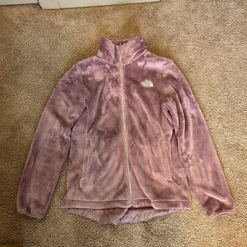 The North Face Fuzzy Full Zip Jacket - Light Purple